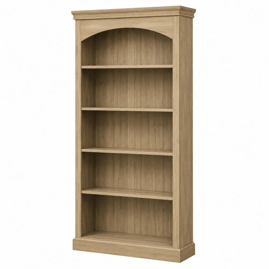 Estantería de madera de roble 200x90x35 cm